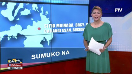 117 NPA, sumuko sa Bukidnon