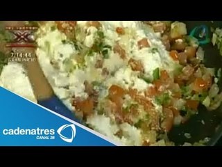 Receta para preparar requesón revuelto a la mexicana. Receta de requesón / Comida mexicana