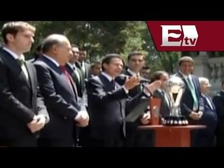 Peña Nieto en el torneo de apertura de la liga Mx / Excélsior Informa