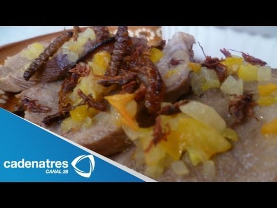 Lengua de res al mezcal con sal de gusano / Receta de lengua de res al mezcal / Lengua de res