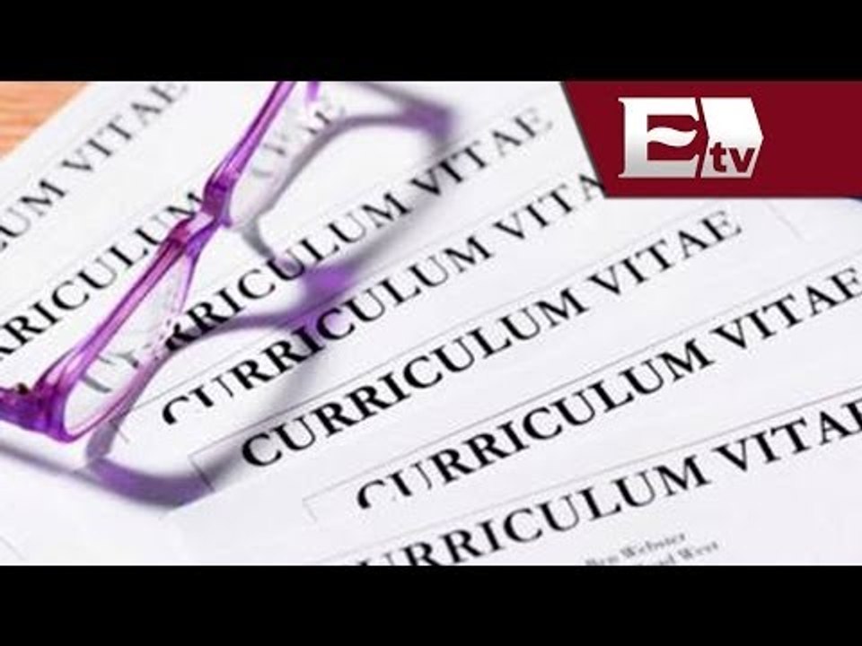 ¿Cómo elaborar de forma eficiente un curriculum vitae?/ Dinero David Segoviano