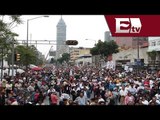 Caos en la Ciudad de México por marchas / Vianey Esquinca