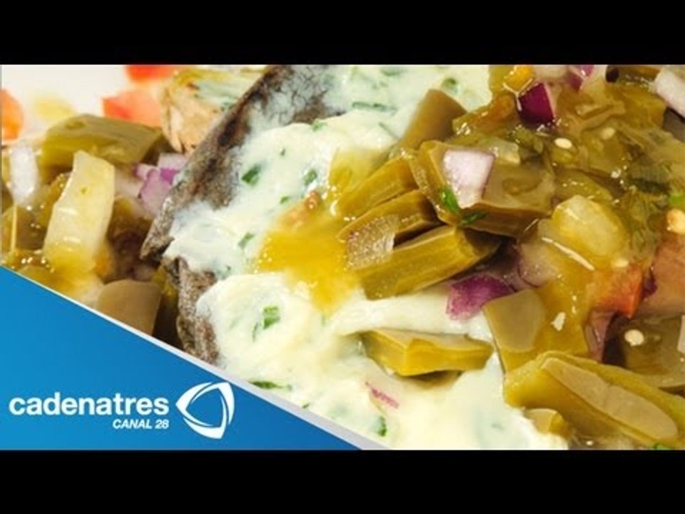 Sopes de Requesón y Nopales / Receta de sopes  / comida mexicana