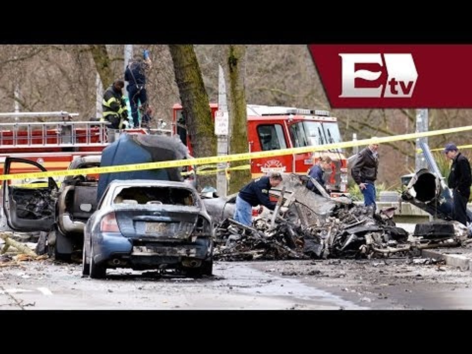 Helicóptero de canal de noticias cae en Seattle y hay dos muertos/ Titulares de la tarde