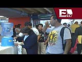 Arranca programa de hidratación en el Metro / Ricardo Salas