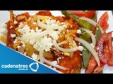 Receta para preparar enchiladas potosinas. Receta de enchiladas / Comida mexicana