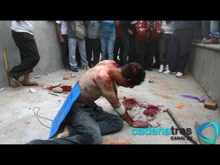 Golpean e intentan linchar a presunto secuestrador en Ecatepec.Santa María Chiconautla