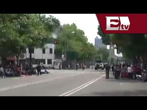 Maestros de la CNTE realizan bloqueos cerca de Gobernación/ Comunidad Yazmin Jalil