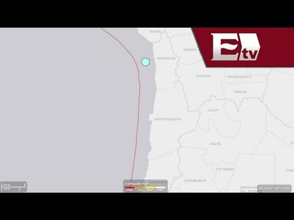 Tras terremoto de 8.2 grados se registran tsunamis  / Evacuan por alerta de Tsunami