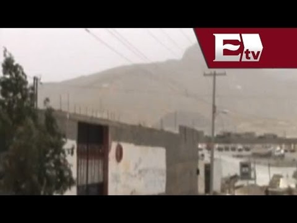 Se registran fuertes vientos en Ciudad Juárez, Chihuahua/ Titulares de la tarde