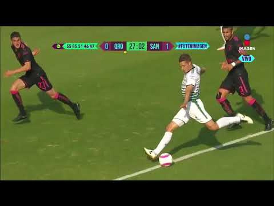 GOOOOOOL de Santos abre el marcador | Querétaro vs Santos | Liga MX