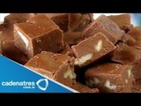 Receta de Fudge de Chocolate con Nuez/ Receta de cómo preparar fudge de Chocolate con Nuez
