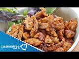 Receta para preparar carnitas braceadas con cerveza. Receta de carnitas / Comida mexicana