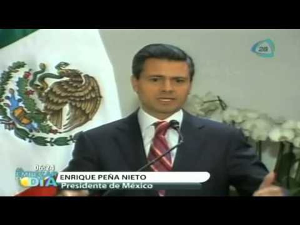 Enrique Peña Nieto habla sobre la inseguridad que vive México