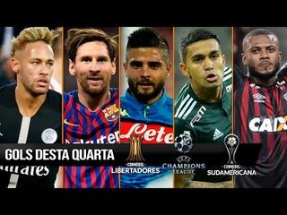 OS GOLS DESTA QUARTA | Champions League | Libertadores | Sul-Americana (03/10/2018)