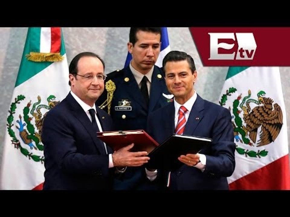 México y Francia refuerzan relación bilateral con firma de tratados/ Titulares
