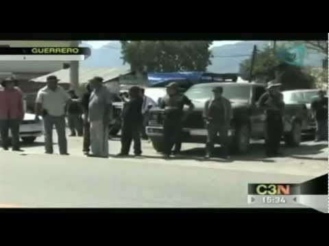 Policía comunitaria de Guerrero colocaron retenes de seguridad y vigilancia en Tierra Colorada