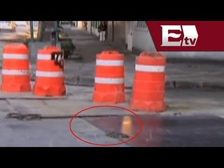 Yo lo vi: Obras en Eje 6 Sur dañan llantas de autos / Excélsior informa