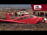 Se desploma avioneta en Toluca; no hay víctimas/ Comunidad Yazmin Jalil