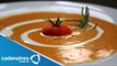 Receta para preparar crema de pimiento rojo. Receta de crema / Cocinando con Alejandro Sánchez