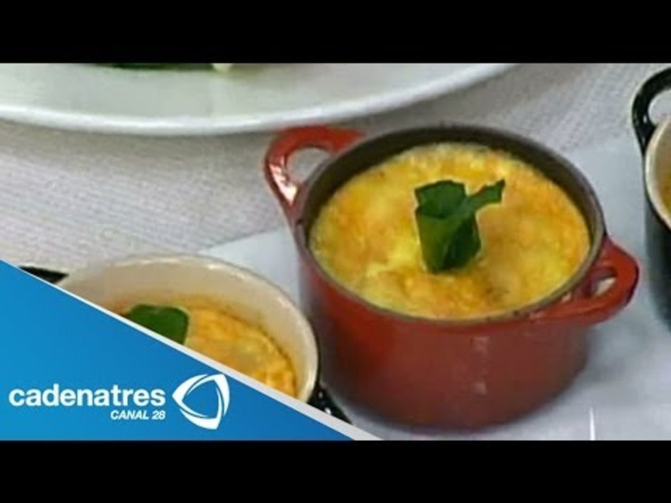 Receta para preparar flanes con chorizo y papas...