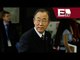 Ban Ki-Moon, secretario general de la ONU llega a México  / Titulares con Vianey Esquinca