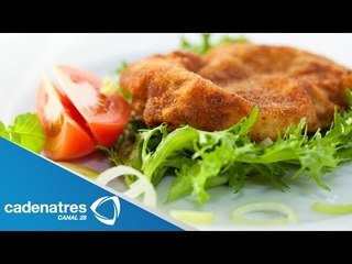 Receta para preparar milanesas con ensaladas. Cocinando con el chef Jorge Álvarez