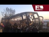 Se incendia autobús en la autopista México- Querétaro / Andrea Newman