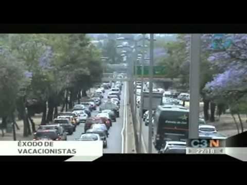 Terrible inicio de vacaciones vivieron vacacionistas en carreteras mexicanas