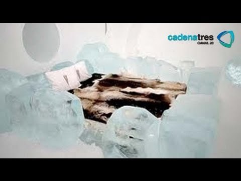 Imágenes impactantes del Ice Hotel en Suecia