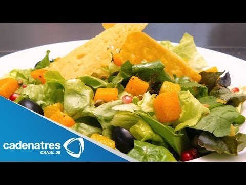 Receta para preparar ensalada de otoño. Receta de ensaladas / Recetas fáciles y rápidas