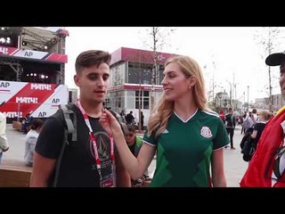 Iryna y la afición en Rusia nos dan su pronóstico para el México vs. Alemania