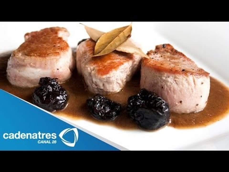 Receta de Filete de Puerco con salsa de ciruela / Filete de Puerco con salsa de ciruela