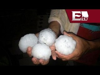 Sorprendente granizada en Xalapa, Veracruz / Titulares con Vianey Esquinca
