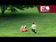VIDEO: Un papá se vuelve súper héroe en un tradicional picnic / Andrea Newman