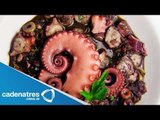 Receta para preparar pulpo en su tinta. Receta de pulpo / Cocinando con el chef Jorge Álvarez