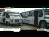 Suspenden paro del servicio público los transportistas del Estado de México