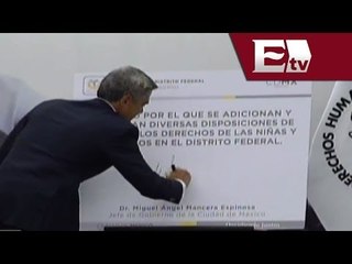 GDF garantiza derechos de los niños / Titulares con Vianey Esquinca