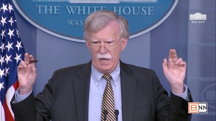 John Bolton: "Palestine Is Not A State And Doesn't Meet The Criteria For A State"