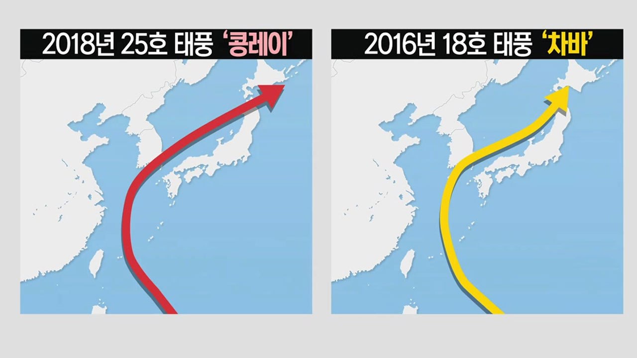 [태풍 콩레이 경로] 태풍 '콩레이', 2년 전 '차바'와 닮아...주말 최대 고비...