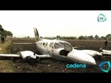 Se desploma avioneta particular por falla mecánica en Morelia, Michoacán