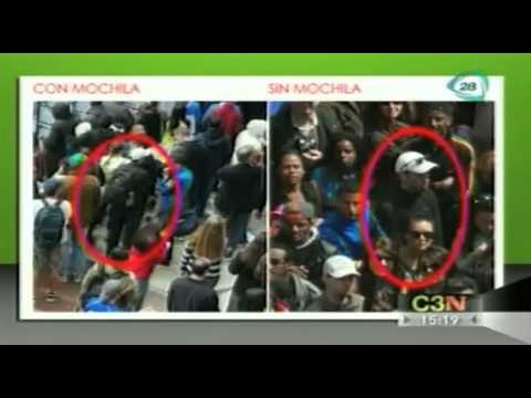 Impactantes imágenes de los sospechosos del atentado en Boston/Explosions at the Boston Marathon