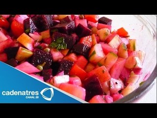 Receta de Ensalada de Betabel Navideña / Ensalada de Betabel Navideña
