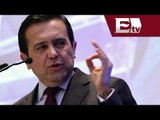 Ildefonso Guajardo, secretario de economía, lamenta la muerte de Lorenzo Zambrano / Excélsior