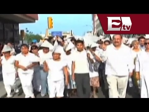 Tamaulipecos exigen cese de la violencia con marcha por la paz en Ciudad Victoria/ Gloria Contreras