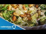 Receta de ensalada de pollo mediterránea. Receta de ensalada / Receta de pollo con ensalada