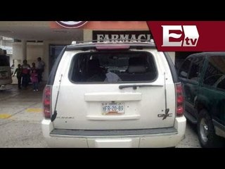 Guardia comunitaria balea camioneta de alcaldesa del PAN en Guerrero / Vianey Esquinca