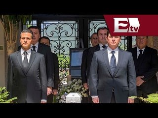 Peña Nieto asiste a misa para despedir a Lorenzo Zambrano, presidente Cemex / Vianey Esquinca