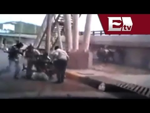 Pasajeros capitalinos dan tremenda golpiza a presuntos asaltantes/ Comunidad