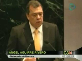 Ángel Aguirre, gobernador de Guerreo rinde su segundo informe